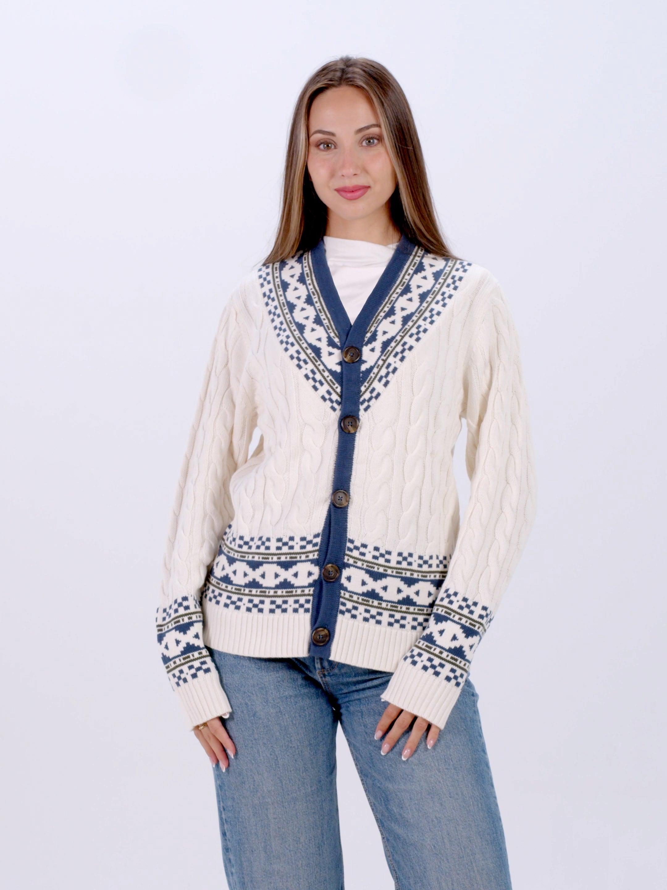 Cardigan Mujer Cottage de Algodón Orgánico 100%