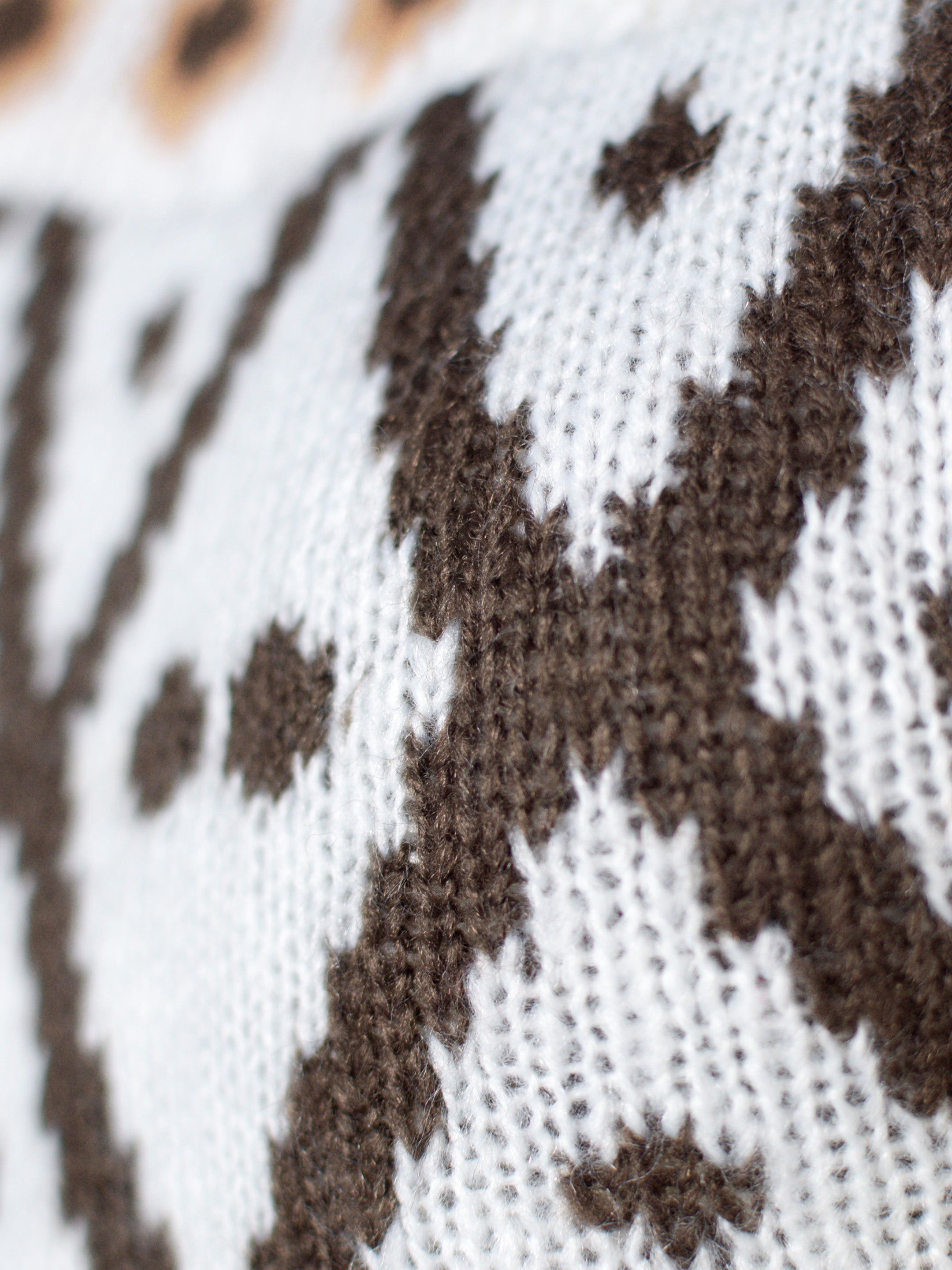 Jersey Mujer Black Forest de Mohair Detalle Cenefa